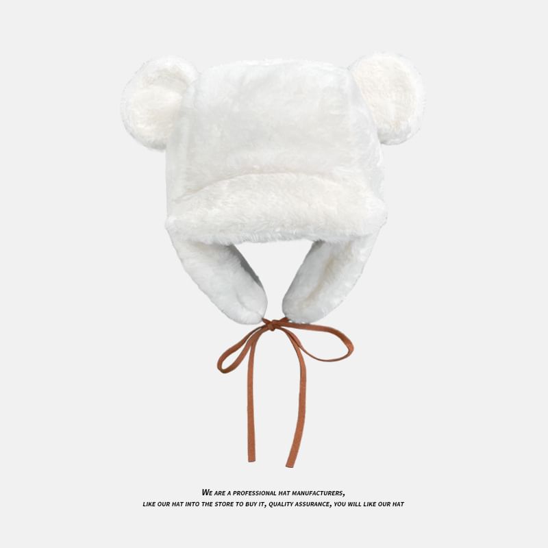 Bear Trapper Hat Ear Chenille