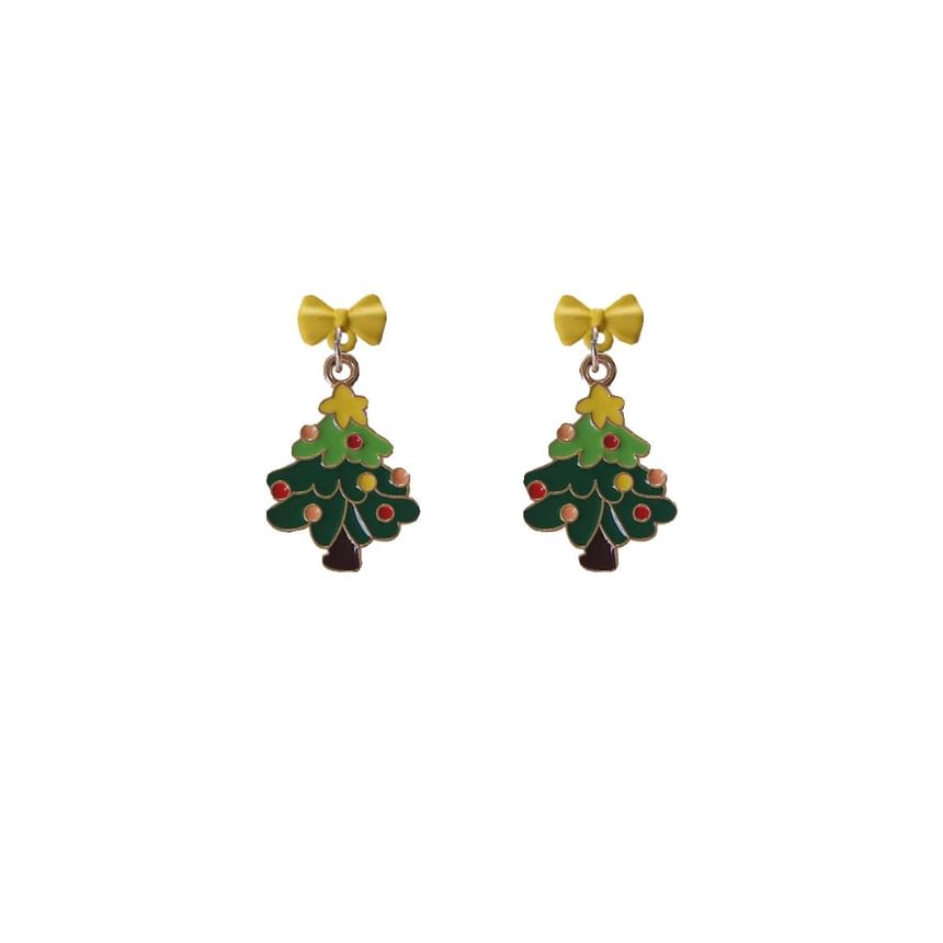 Clip On Christmas / Earring Drop Tree