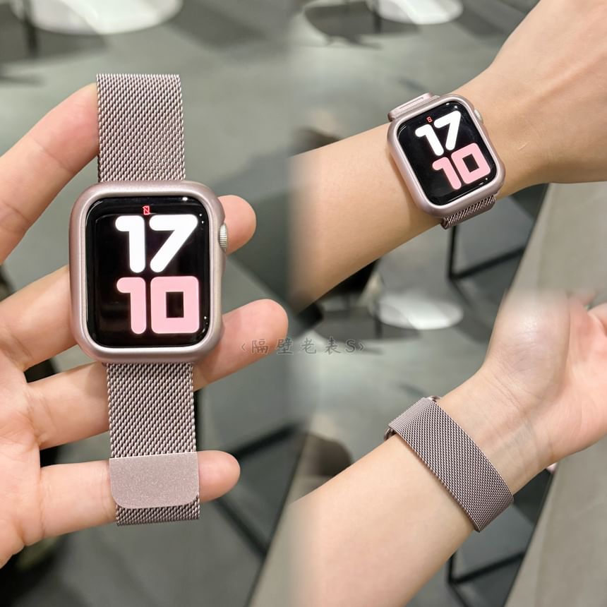 Plastic Strap Protective / Nylon Watch Silicone Band Milanese Case Apple