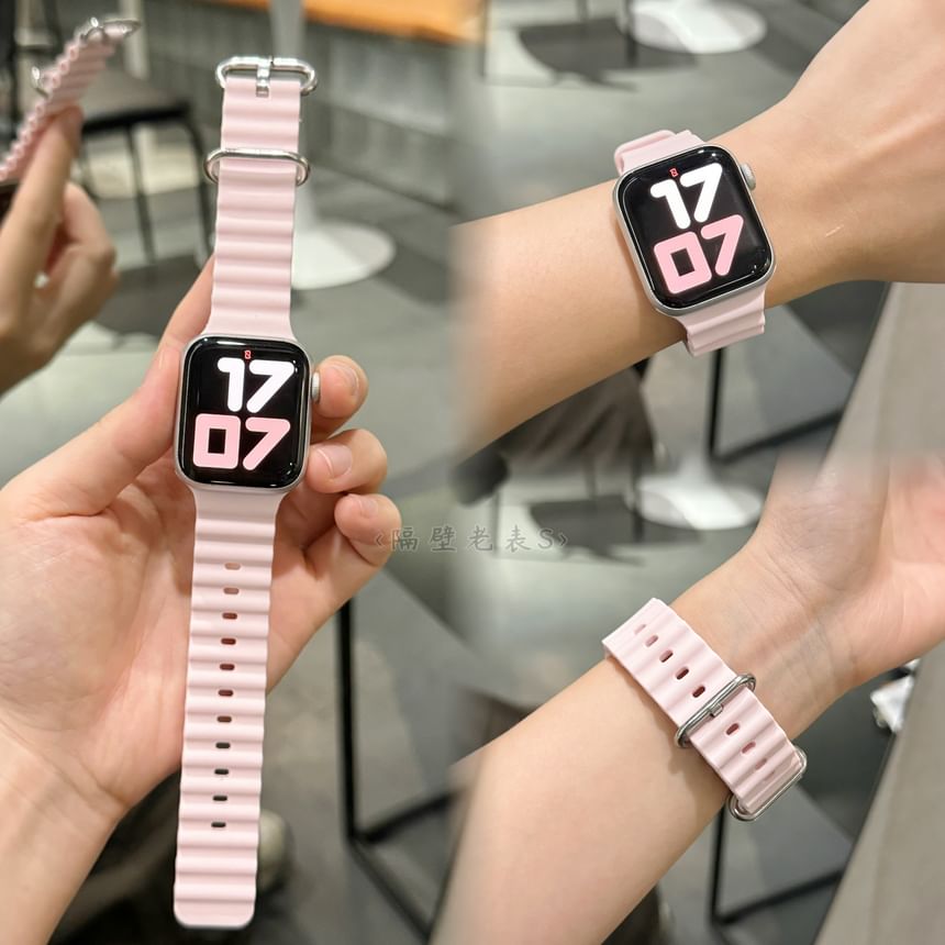 Plastic Strap Protective / Nylon Watch Silicone Band Milanese Case Apple