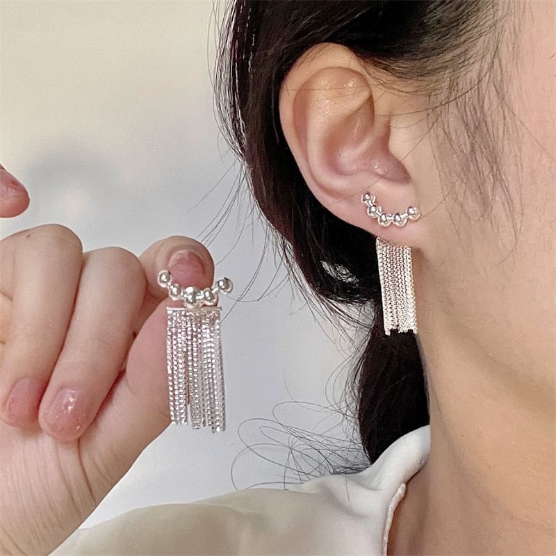 Jacket Fringed Ear Beaded