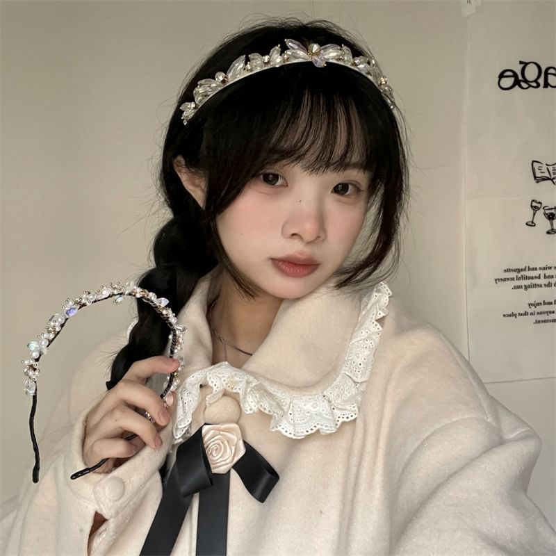 Headband Crystal Faux Rhinestone