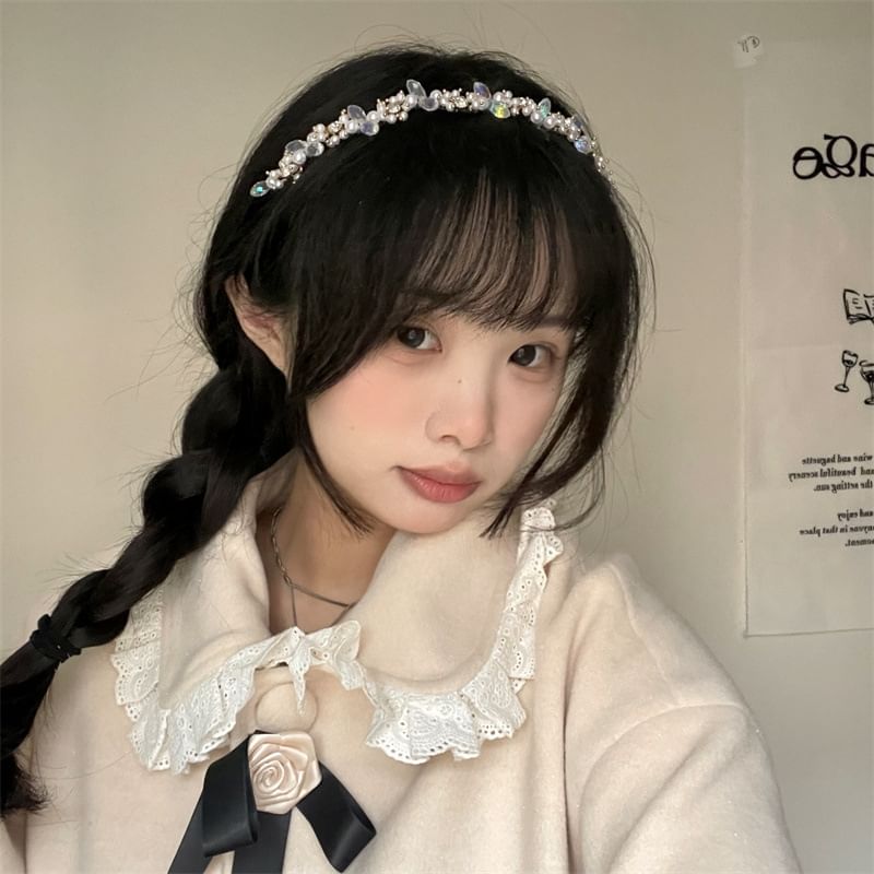 Headband Crystal Faux Rhinestone