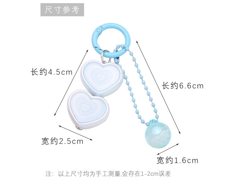 Heart Bag Charm Keyring