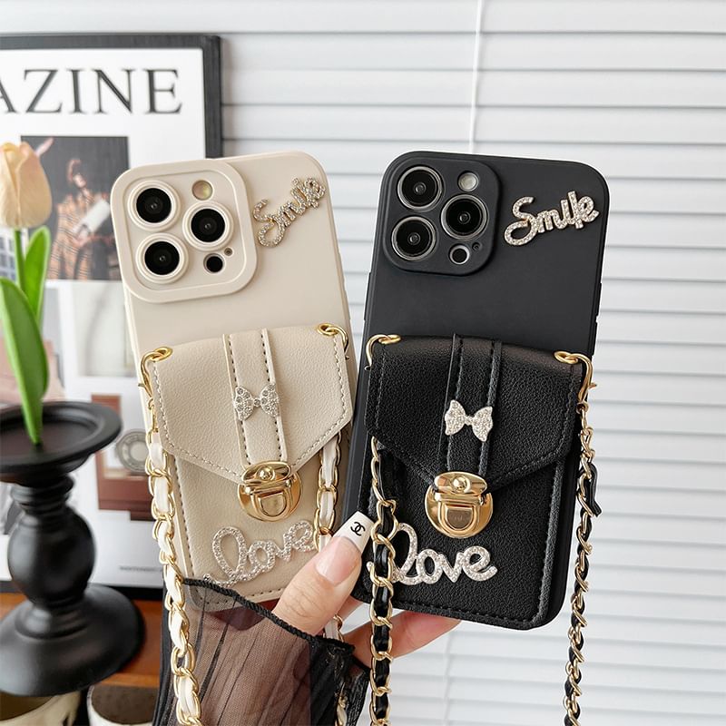 Lettering Holder Case Phone Card
