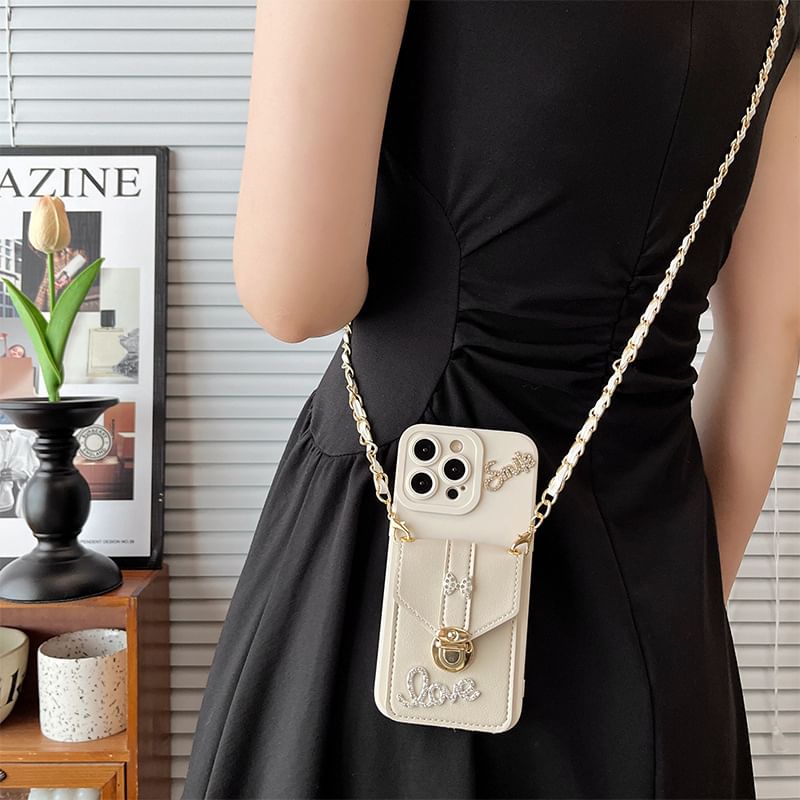 Lettering Holder Case Phone Card