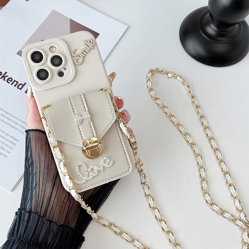 Lettering Holder Case Phone Card