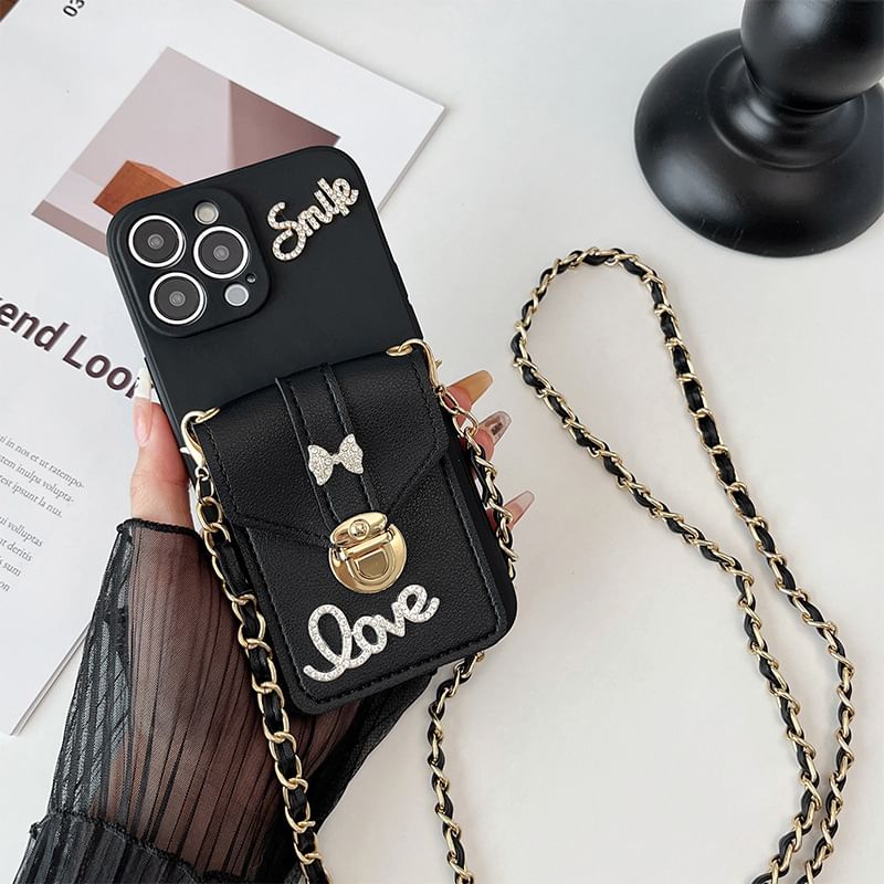 Lettering Holder Case Phone Card