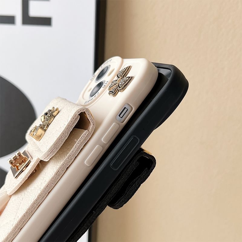 Card Case Holder Bear Phone