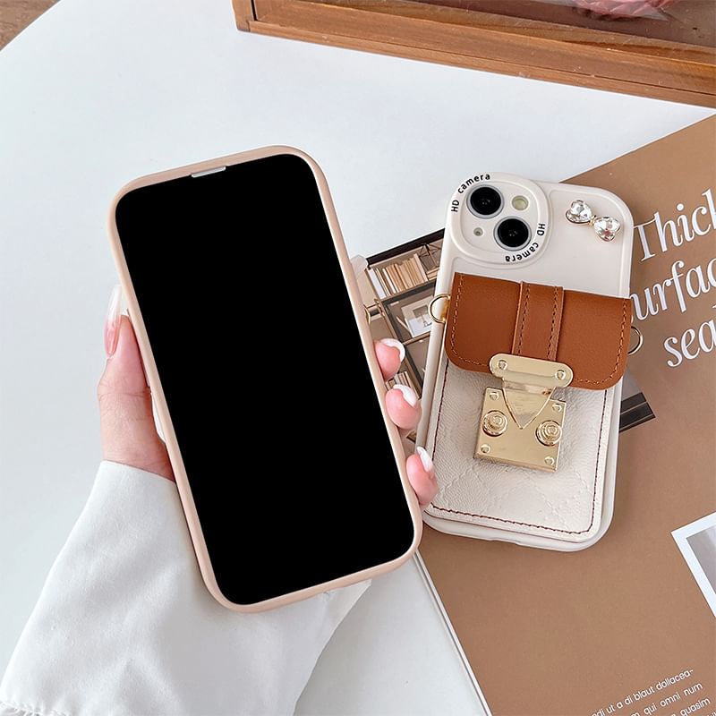 Phone Card Buckled Case Holder