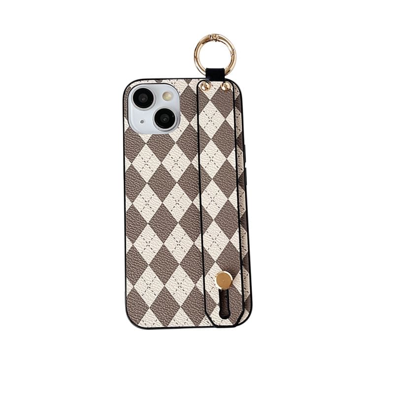 Phone Strap Argyle Case