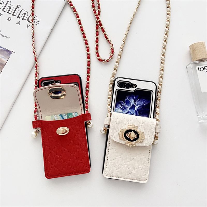 Holder Phone Card Lanyard Case