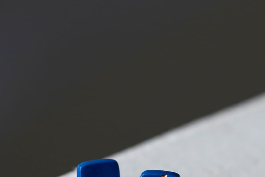 Square Stud Ceramic Earring