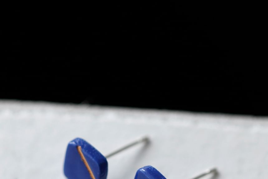 Square Stud Ceramic Earring