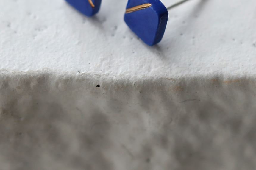 Square Stud Ceramic Earring