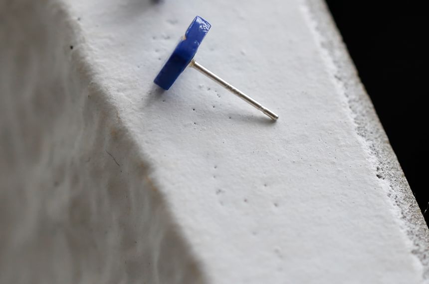 Square Stud Ceramic Earring