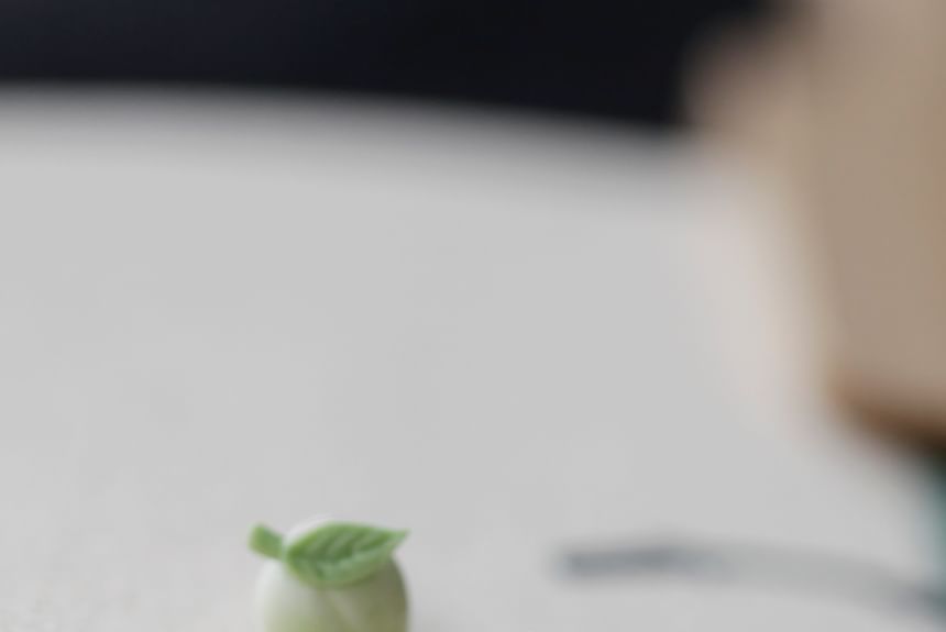 Ceramic Stud Earring Peach