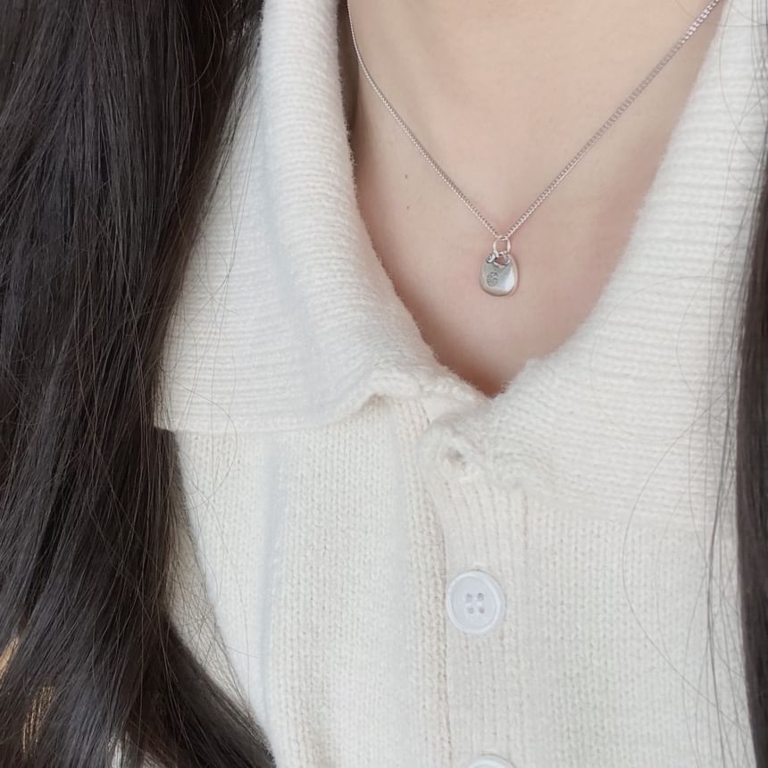 Necklace Pendant Silver Lock