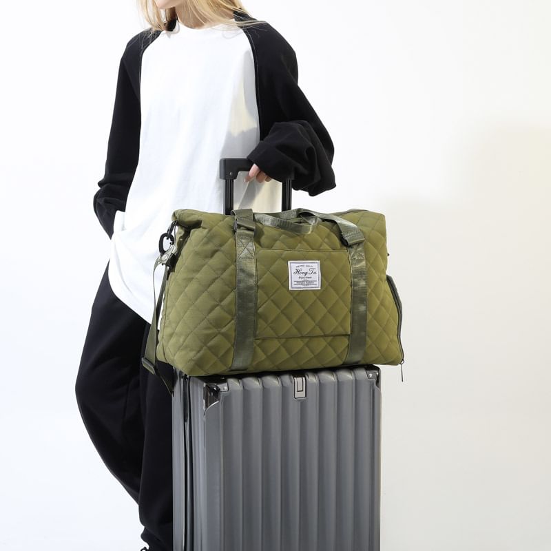 Carryall Quilted Applique Bag