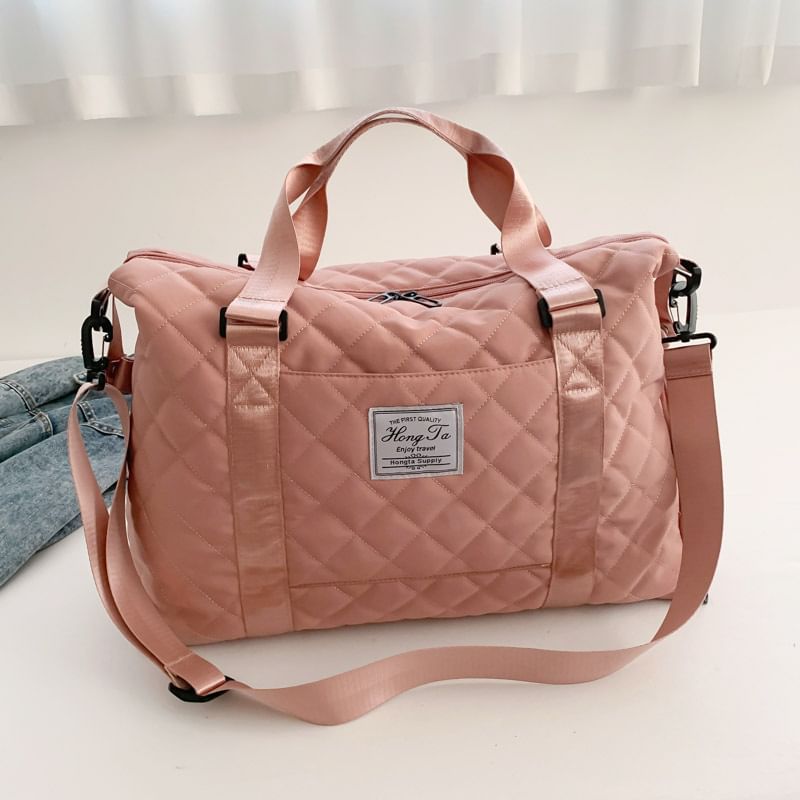 Carryall Quilted Applique Bag