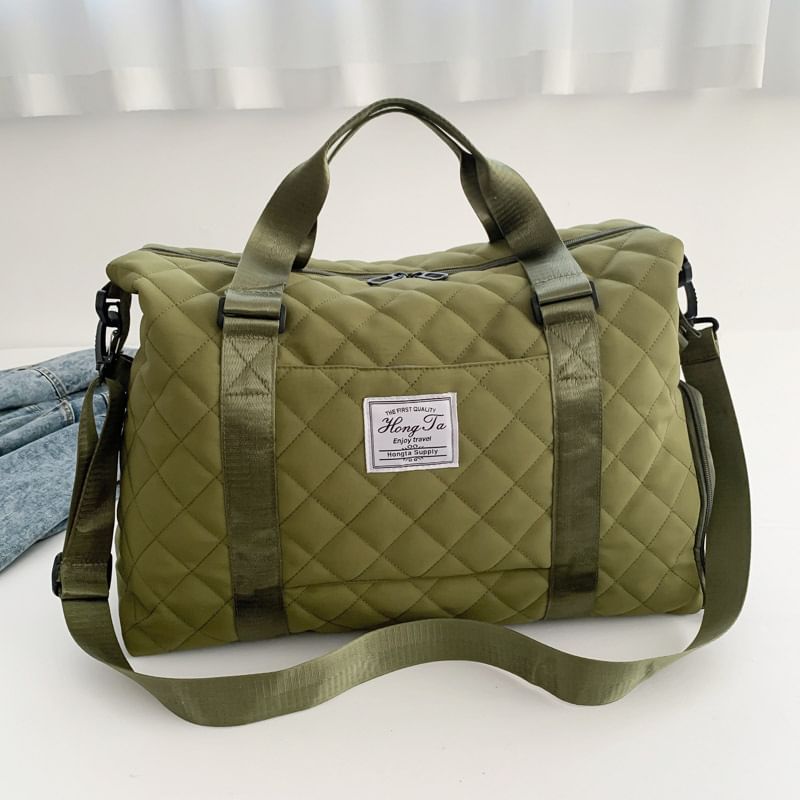 Carryall Quilted Applique Bag