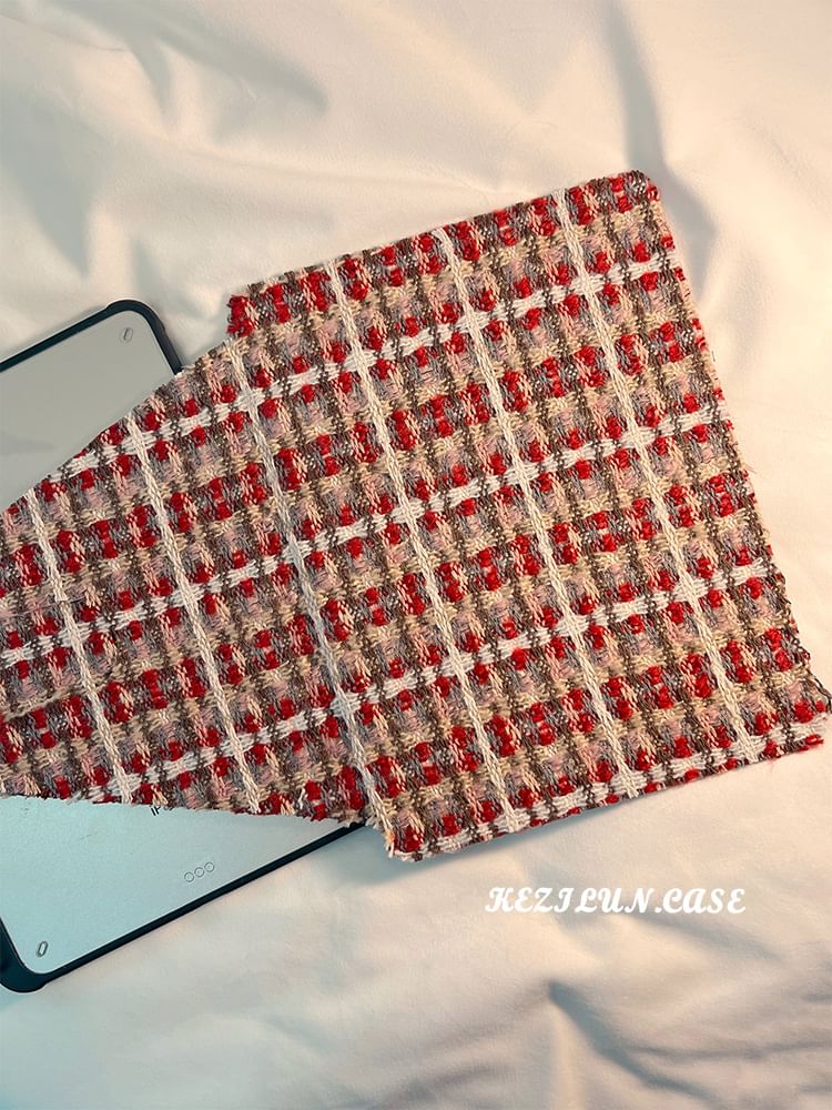 Plaid Case iPad Knit