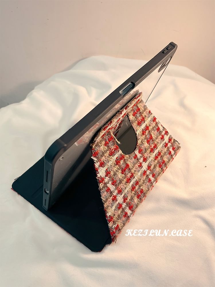 Plaid Case iPad Knit