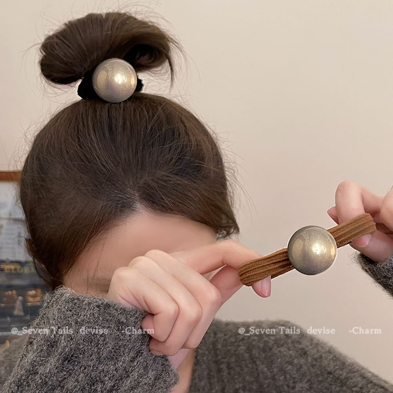 Faux Pearl Hair Tie / Set