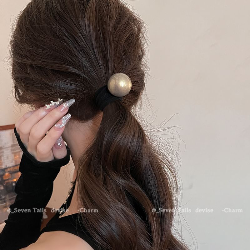 Faux Pearl Hair Tie / Set