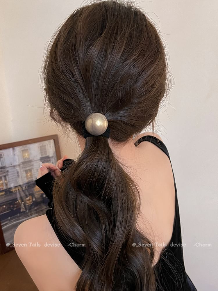 Faux Pearl Hair Tie / Set