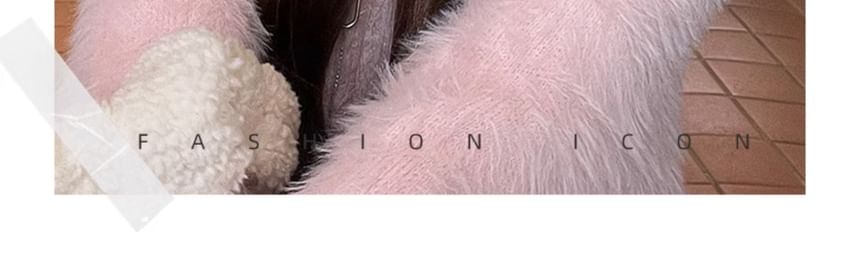 Metal Ear Cat Chenille Hat Plate