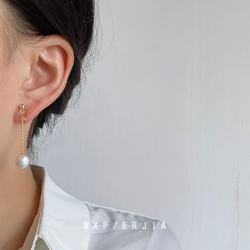 Alloy Applique Ear Dangle Cuff