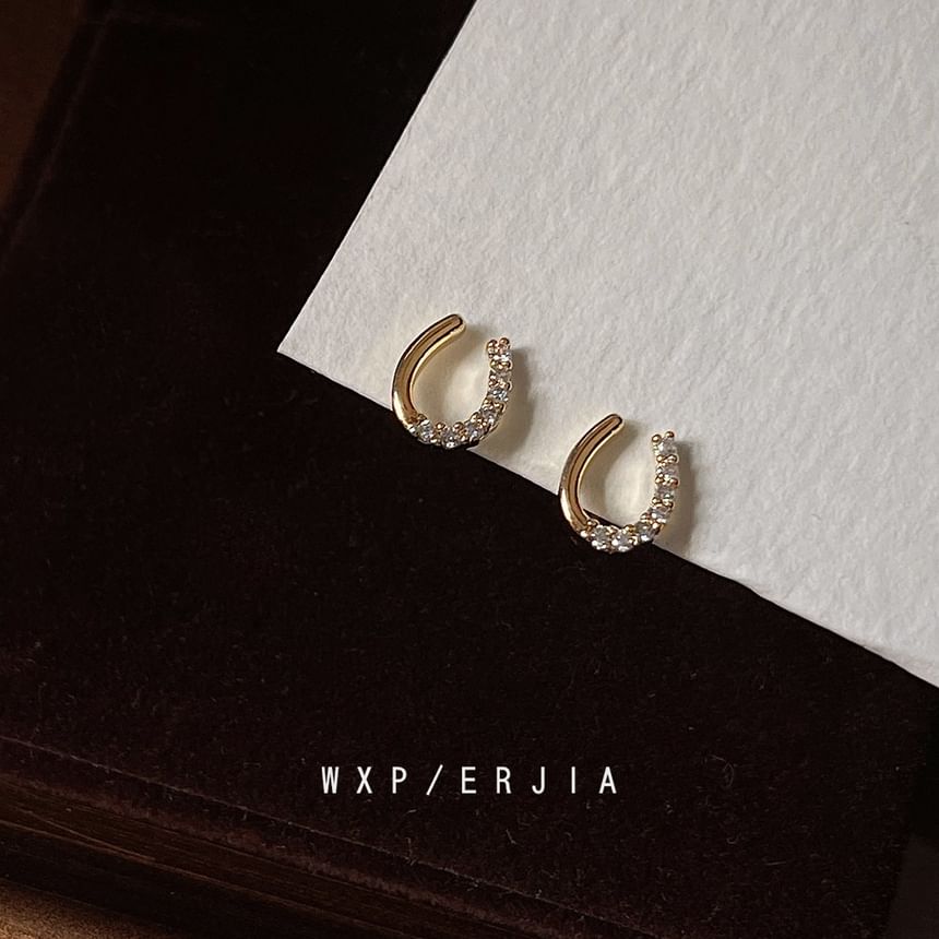 Ear Cuff Rhinestone Alloy