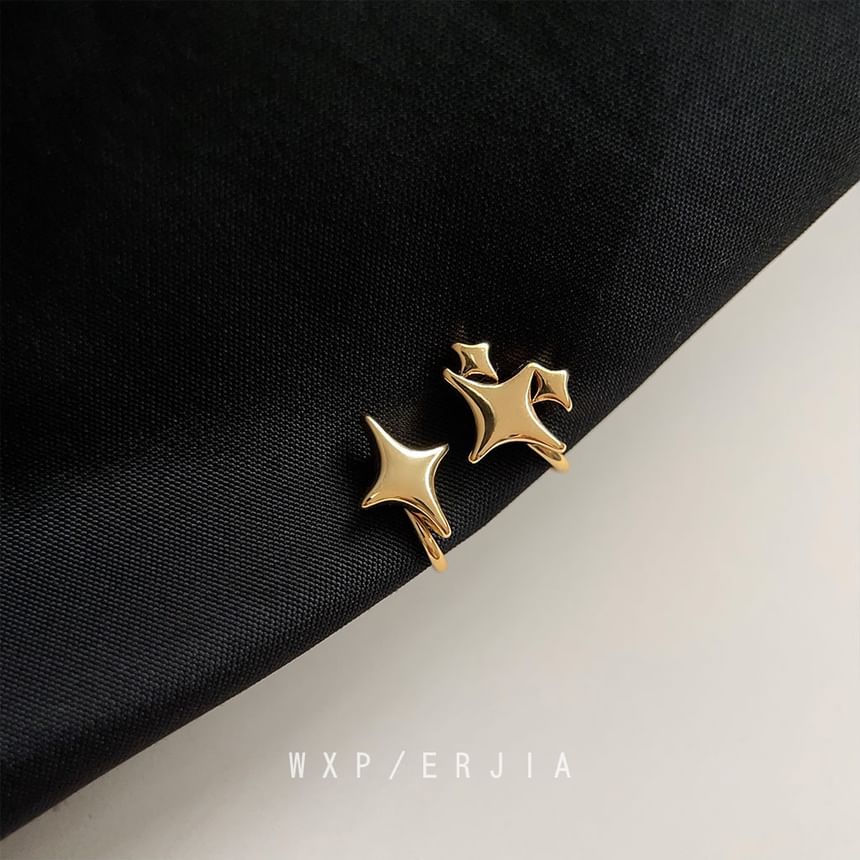 Asymmetrical Ear Cuff Star Alloy