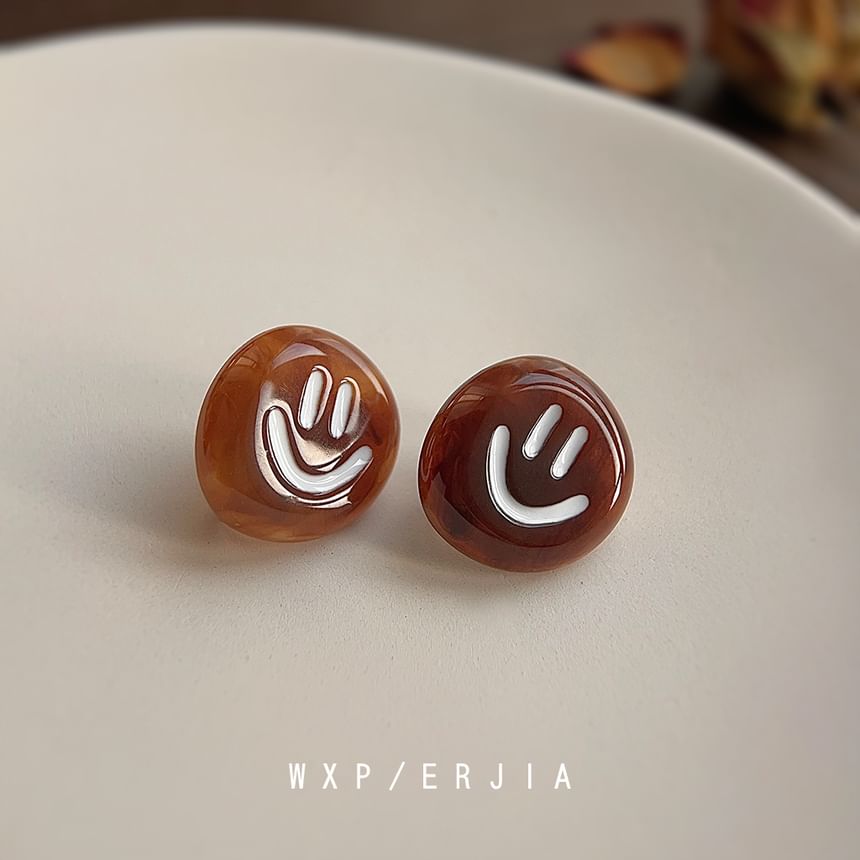 Smiley Cuff Acetate Asymmetrical Ear