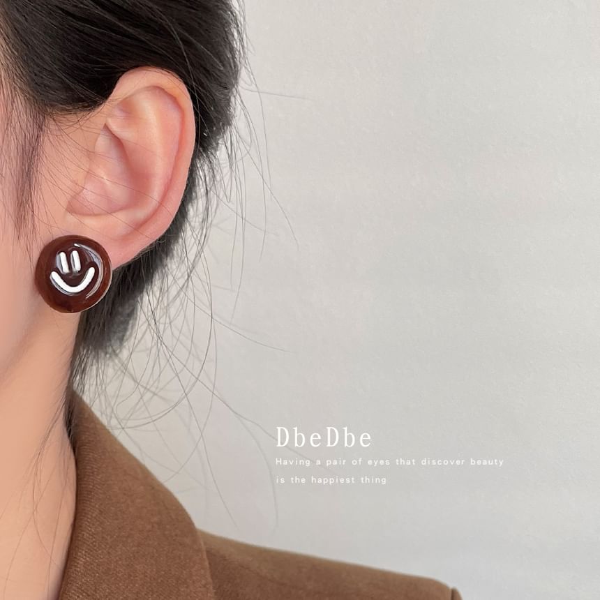 Smiley Cuff Acetate Asymmetrical Ear