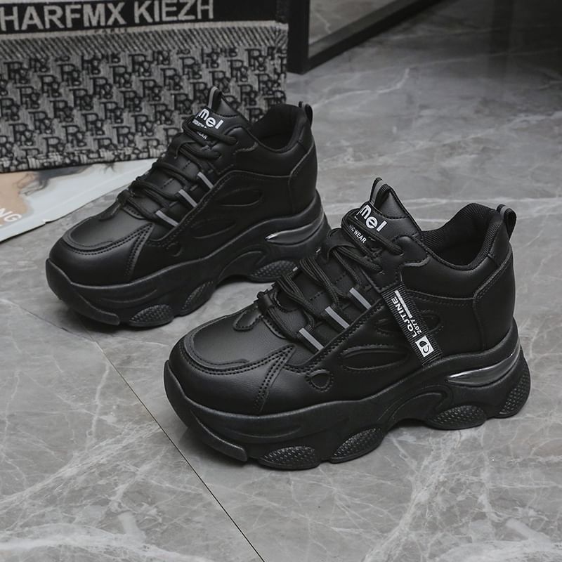 Sneakers Platform Lettering