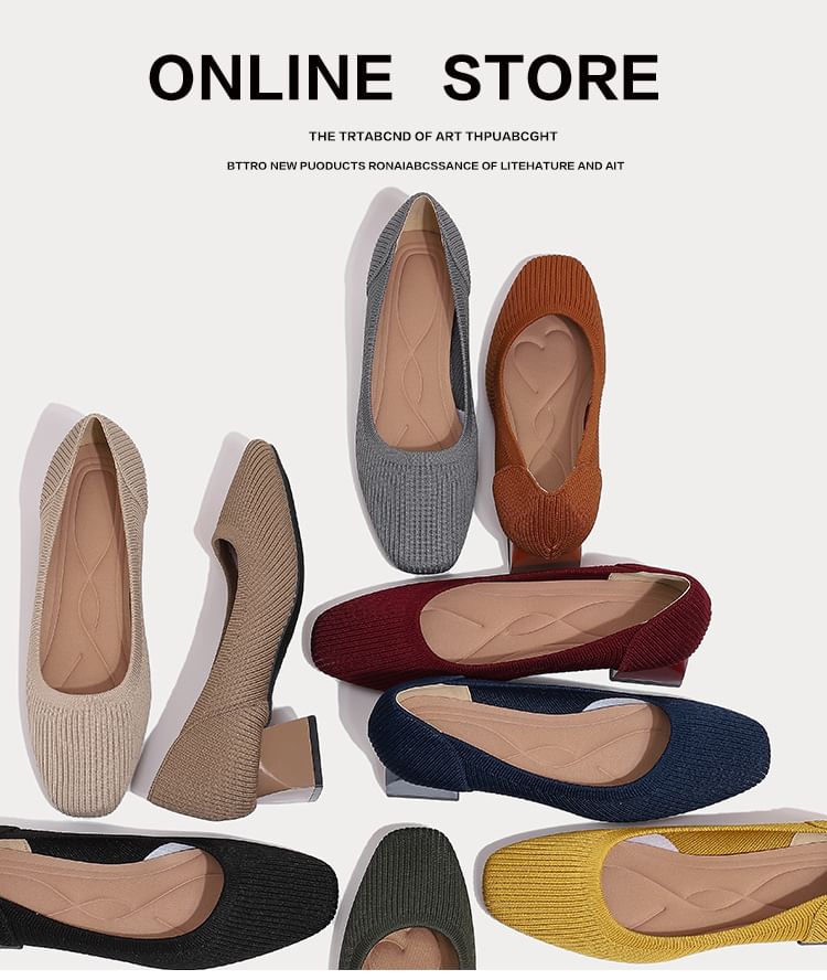 Woven Plain Flats