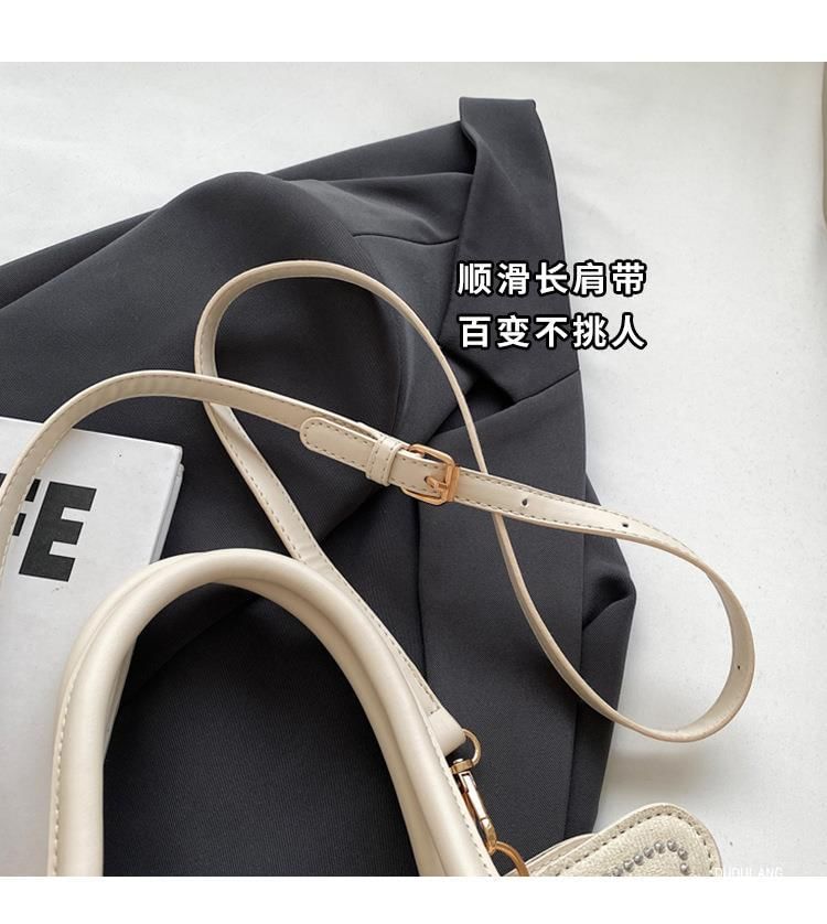 Butterfly Studded Crossbody Bag