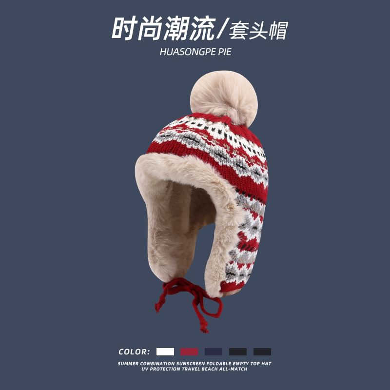 Hat Trapper Patterned