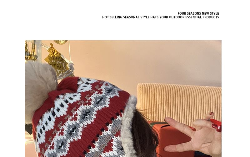 Hat Trapper Patterned