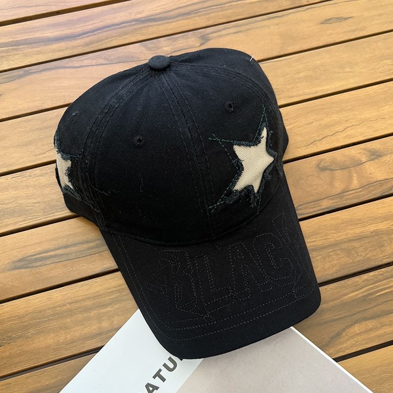 Cap Star Embroidered