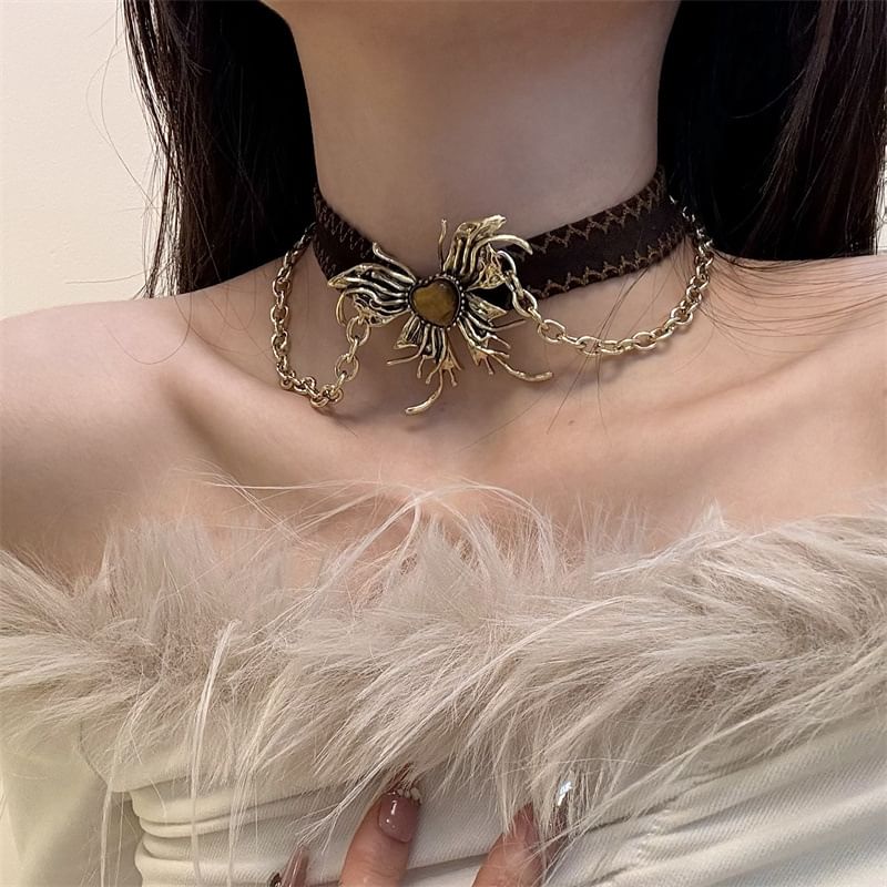 Earring Butterfly / Choker