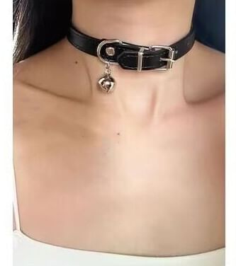 Leather Choker Faux