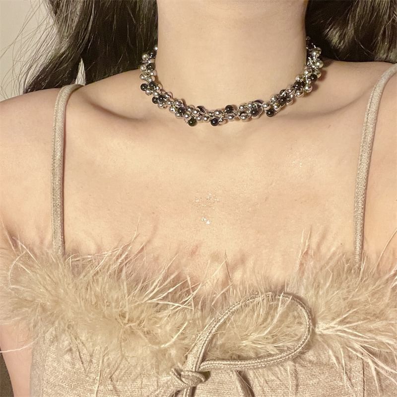 Choker Beaded Layered