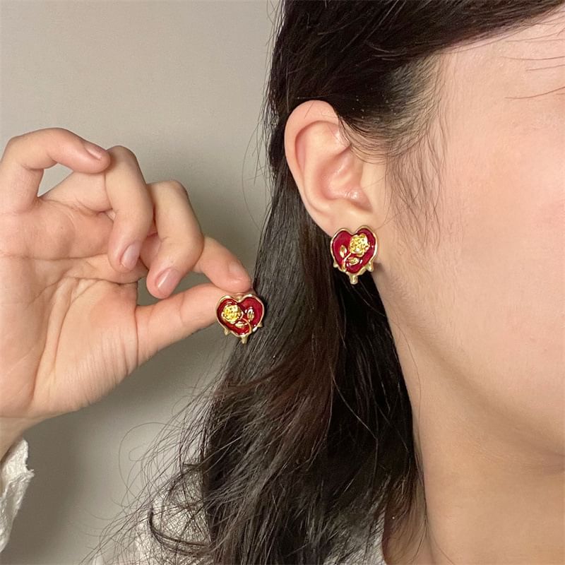 Earring Drop Heart