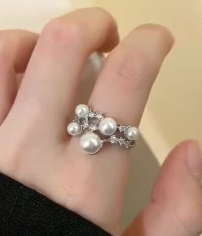 Ring Pearl Faux