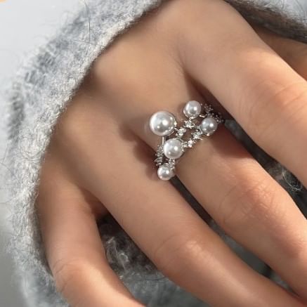 Ring Pearl Faux