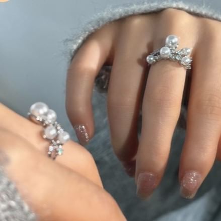 Ring Pearl Faux