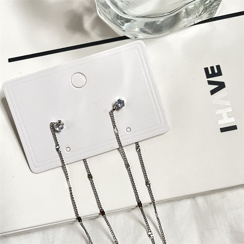 Threader Earring Rhinestone